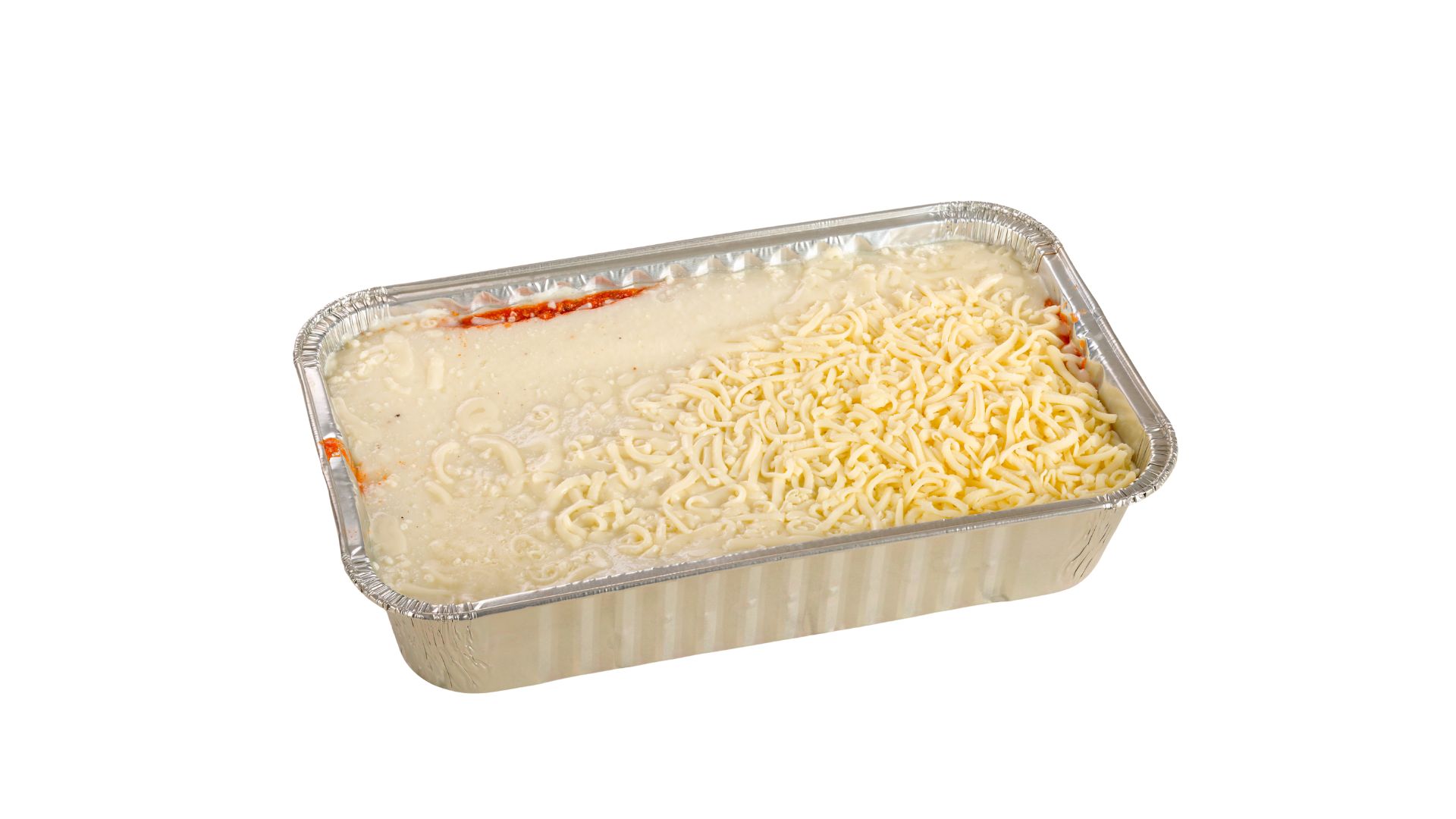 LASANHA CONGELADA, RECHEIO DE QUEIJO E PRESUNTO